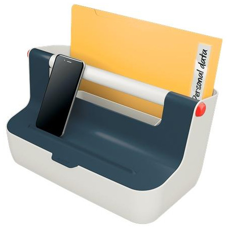 (61250089) LEITZ CAJA DE ALMACENAMIENTO PORTÁTIL COSY C/ASA ABS GRIS