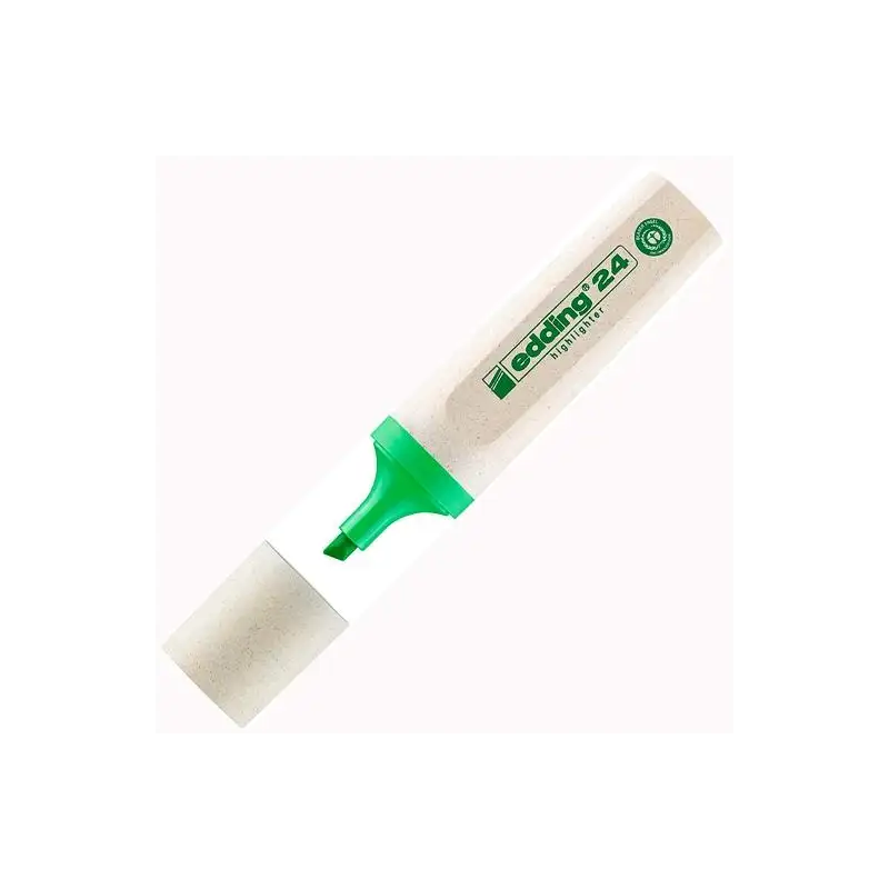 (2411) EDDING MARCADOR FLUORESCENTE 24 ECOLINE VERDE CLARO
