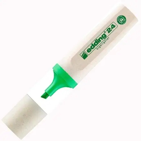 (2411) EDDING MARCADOR FLUORESCENTE 24 ECOLINE VERDE CLARO