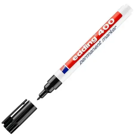 (400-01) EDDING MARCADOR PERMANENTE 400 NEGRO