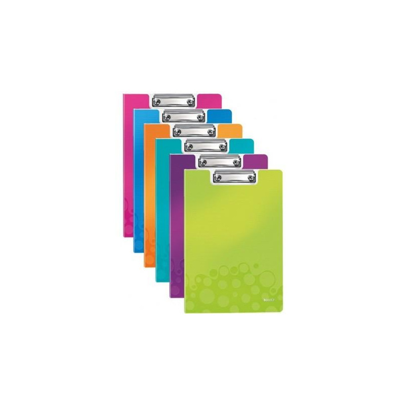 (41990199) LEITZ CARPETA MINICLIP WOW A4 CON TAPA POLYFOAM PACK 10 UD C/SURTIDOS