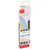 (4-1200-4-3) EDDING ROTULADORES 1200 GLITTER PUNTA FINA C/SURTIDOS PASTEL ESTUCHE 4 UD