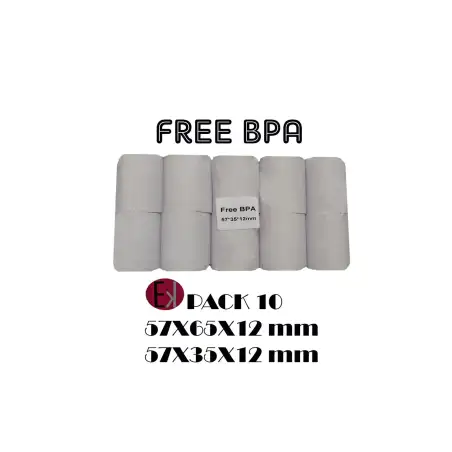 (RT-EV04-57X35) EKRIT ROLLO TÉRMICO SIN BPA 57X35X12MM 57GRS -10U-