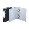 (100551836) ELBA ARCHIVADOR DOBLE MECANISMO LOMO ANCHO RADO A4 CARTÓN EXTRA RÍGIDO JASPEADO NEGRO