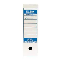 (100580280) ELBA ARCHIVO DEFINITIVO FOLIO LOMO 100MM BLANCO -50U-