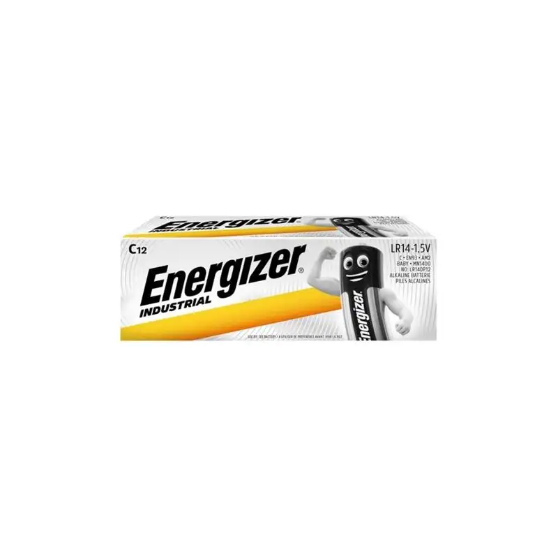 (ENEINDLR14C12) ENERGIZER PILA INDUSTRIAL CLR14 ALCALINAS C 1.5V BLISTER-12-