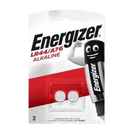 (ENELR442) ENERGIZER PILA BOTON LR44 ALCALINAS 1.5V BLISTER-2
