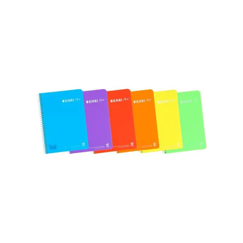 (400133616) ENRI CUADERNO ESPIRAL 80 HOJAS 90GR PAUTA 2
