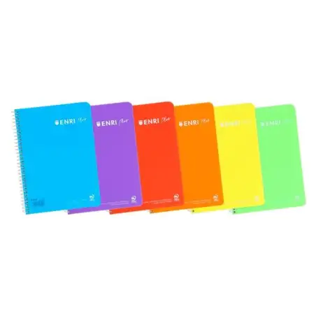 (400133616) ENRI CUADERNO ESPIRAL 80 HOJAS 90GR PAUTA 2