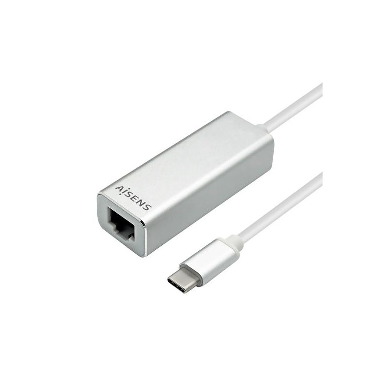 (A109-0341) AISENS CONVERSOR USB3.1 GEN1 USB-C A ETHERNET GIGABIT 10/100/1000 MBPS 15CM