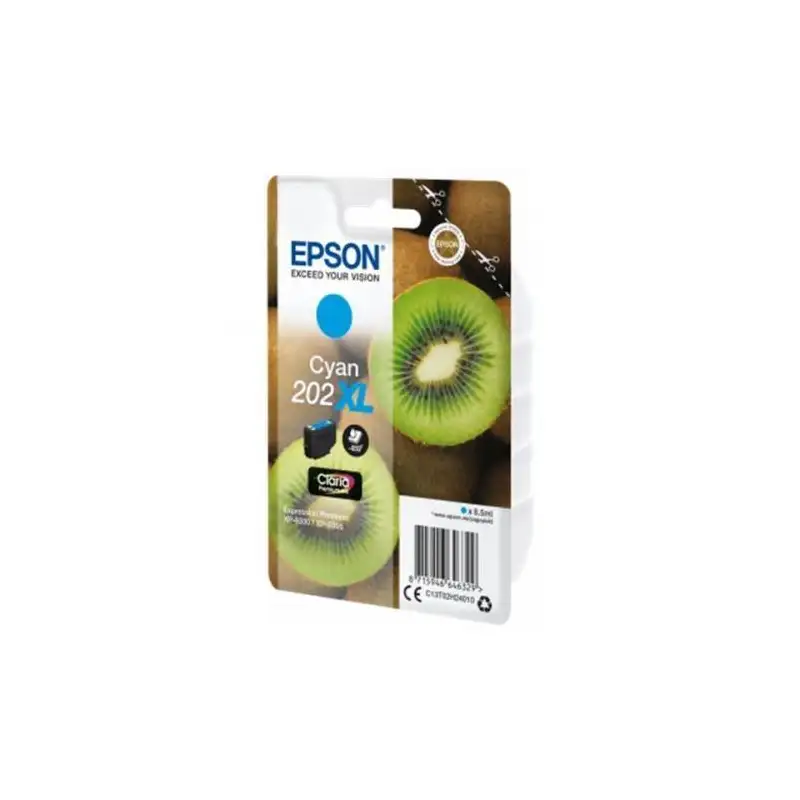 (C13T02H24010) EPSON SINGLEPACK CYAN 202XL CLARIA PREMIUM INK