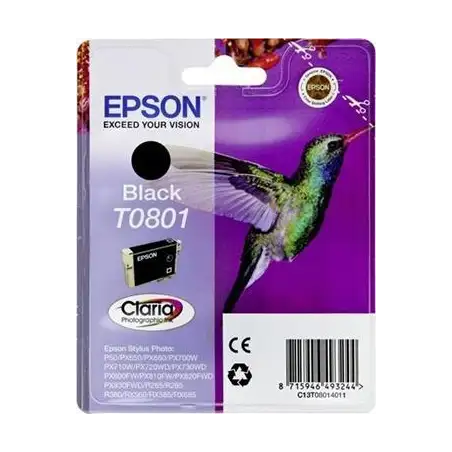 (C13T08014011) EPSON STYLUS PHOTO R-265/360/RX-560/585/685 CARTUCHO NEGRO