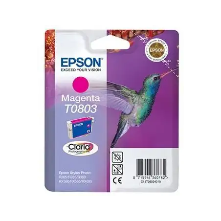 (C13T08034011) EPSON STYLUS PHOTO R-265/360/RX-560/585/685 CARTUCHO MAGENTA