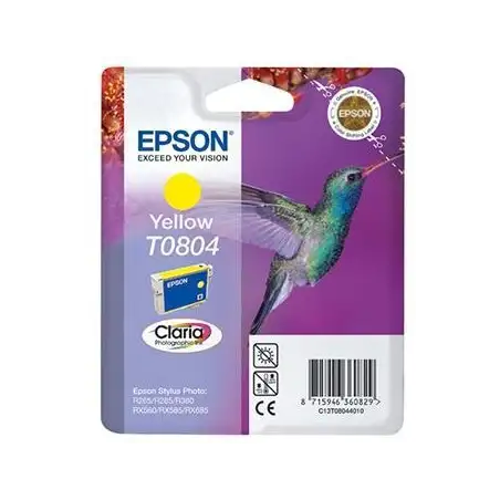 (C13T08044011) EPSON STYLUS PHOTO R-265/360/RX-560/585/685 CARTUCHO AMARILLO