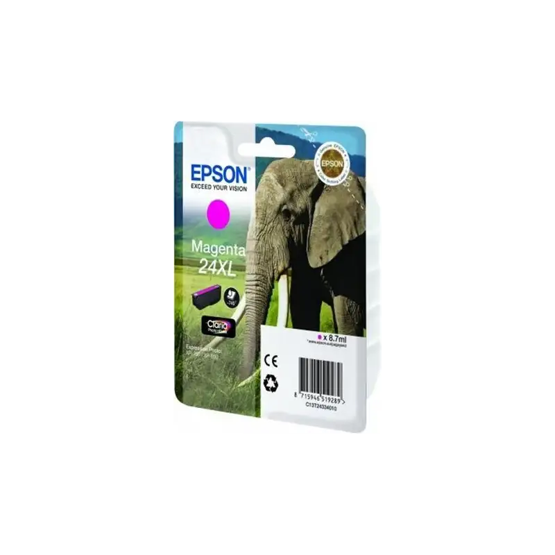 (C13T24334012) EPSON TINTA MAGENTA CLARIA PHOTO HD INK EXPRESSION PHOTO XP-950 - 24XL