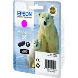 (C13T26134012) EPSON TINTA MAGENTA CLARIA PREMIUM XP 510 520 600 605 610 615 620 625 700 710 720 800 810 820 - 26