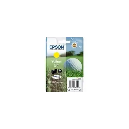 (C13T34644010) EPSON SINGLEPACK YELLOW 34 DURABRITE ULTRA INK