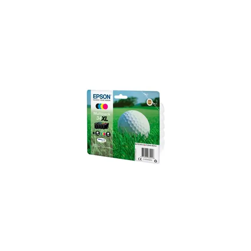 (C13T34764010) EPSON MULTIPACK 4-COLOURS 34XL DURABRITE ULTRA INK (1 X 10