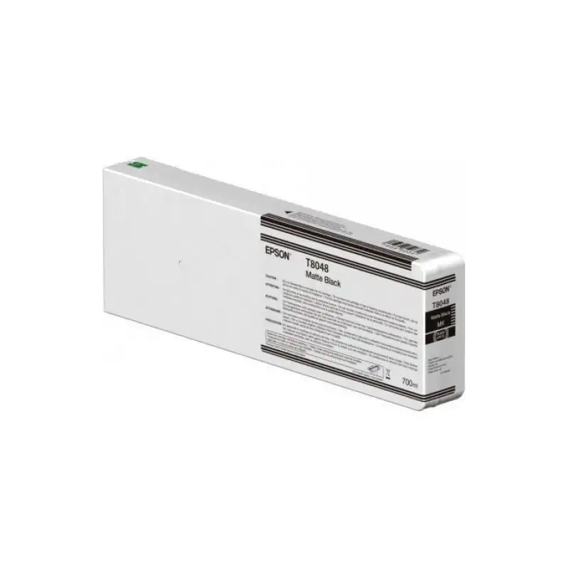 (C13T55K800) EPSON GF SURECOLOR SERIE SC-P CARTUCHO NEGRO MATTE ULTRACHROME HDX/HD 700ML (SUSTITUYE A LA C13T804800)