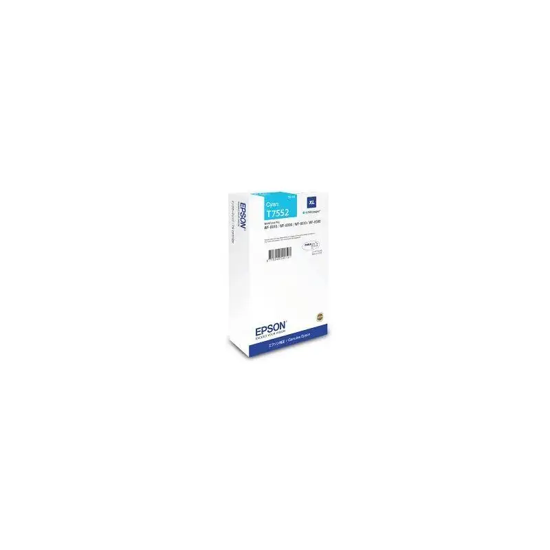 (C13T755240) EPSON CARTUCHO CIAN XL 4000P WF-8XXX