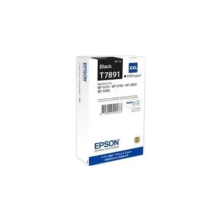 (C13T789140) EPSON CARTUCHO NEGRO XXL 4000 PAGINAS WORKFORCE PRO WF-5XXX SERIES