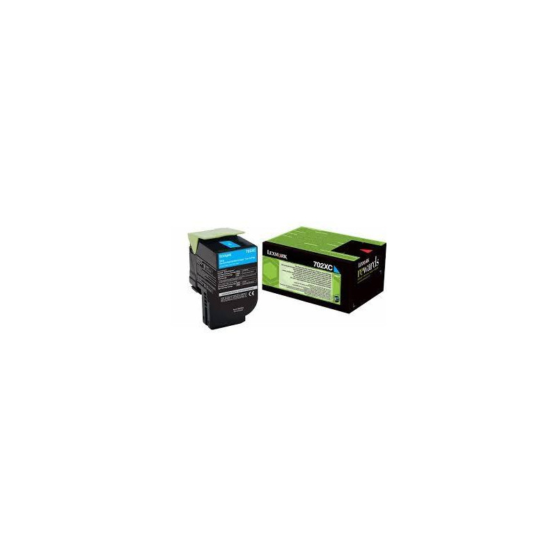 (70C2XC0) LEXMARK TONER CIAN RETORNABLE 702XM