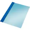 (13206) ESSELTE DOSSIER FÁSTENER MOD 132/1 PVC RÍGIDO 150 MICRAS FOLIO AZUL - CAJA DE 50U
