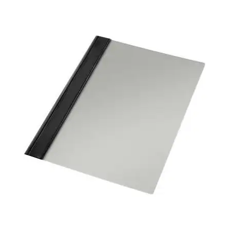 (13209) ESSELTE DOSSIER FÁSTENER MOD 132/1 PVC RÍGIDO 150 MICRAS FOLIO NEGRO - CAJA DE 50U