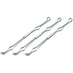 (1401) ESSELTE COMPRESORES METÁLICOS PARA CARPETAS DE ANILLAS -BOLSA 10U-