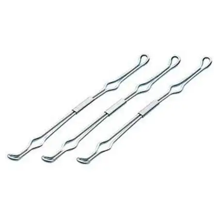 (1401) ESSELTE COMPRESORES METÁLICOS PARA CARPETAS DE ANILLAS -BOLSA 10U-