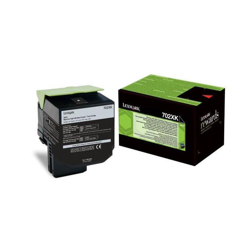 (70C2XK0) LEXMARK TONER NEGRO RETORNABLE 702XM
