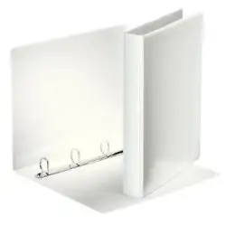 (49702) ESSELTE CARPETA CANGURO BÁSICA PERSONALIZABLE 4 ANILLAS MIXTAS 25MM A4 PP BLANCO