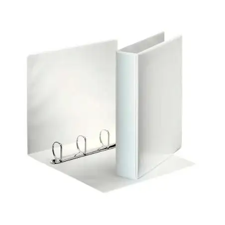 (49705) ESSELTE CARPETA CANGURO BÁSICA PERSONALIZABLE 4 ANILLAS MIXTAS 50MM A4 PP BLANCO