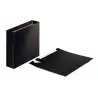 (624149) ESSELTE CAJETÍN PARA ARCHIVADORES FOLIO LOMO ANCHO CARTÓN NEGRO BRILLANTE