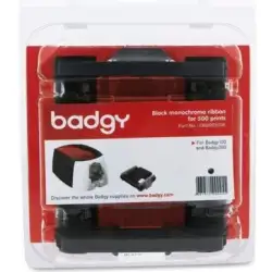 (15CBGR0500K) EVOLIS BADGY 200 CINTA MONOCROMO NEGRA PARA 500 IMPRESIONES