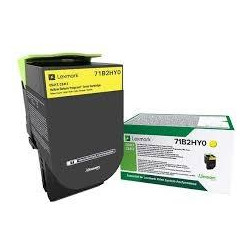 (71B2HY0) LEXMARK TONER AMARILLO CS/CX 417