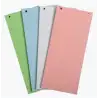 (13495B) EXACOMPTA SEPARADORES CARTULINA RECICLADA 105X240MM PAQUETE 100 FICHAS COLORES SURTIDOS