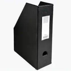 (90161E) EXACOMPTA REVISTERO LOMO 100MM A4 CARTON FORRADO DE PLASTICO PP NEGRO