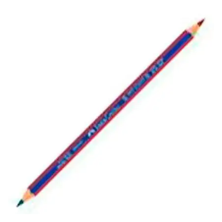 (116000) FABER CASTELL LAPIZ BICOLOR 2160 RB ROJO-AZUL