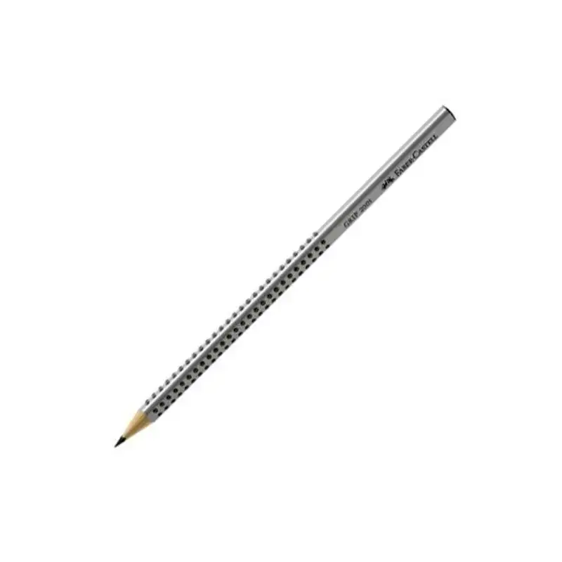 (117000) FABER CASTELL LÁPIZ GRIP ECOLÓGICO GRAFITO MODELO 2001 HB GRIS