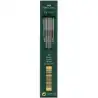 (127113) FABER CASTELL MINAS TK 9071 DIBUJO 2MM 3H ESTUCHE 10UD NEGRO INTENSO