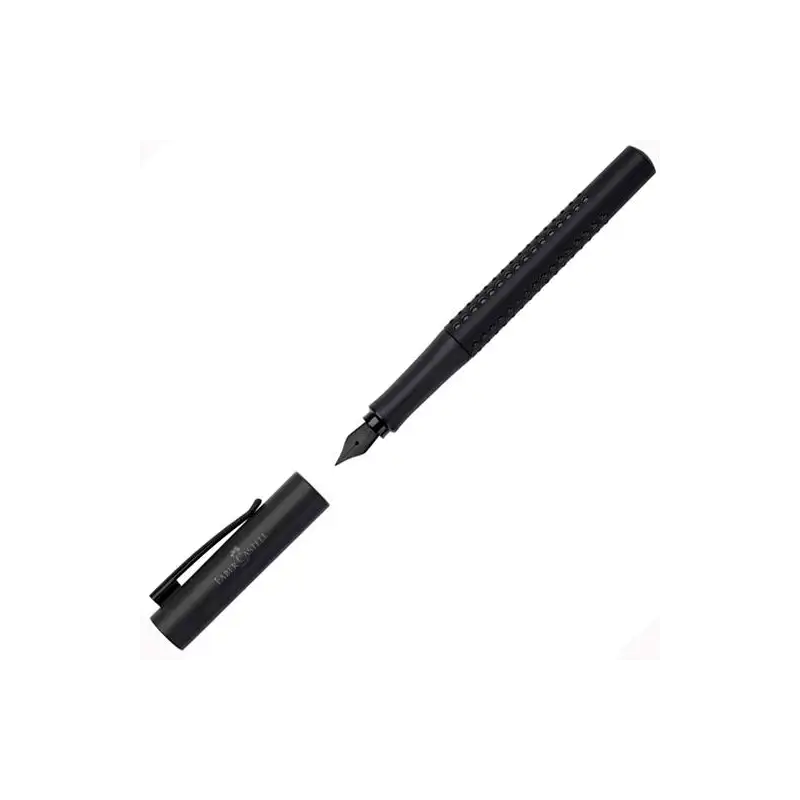 (140963) FABER CASTELL PLUMA ESTILOGRÁFICA GRIP EDITION F NEGRO