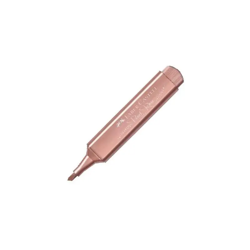 (154626) FABER CASTELL MARCADOR TEXTLINER 46 METÁLICO ORO ROSA