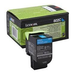 (80C20C0) LEXMARK 802C TONER RETORNABLE CIAN (1K)