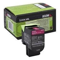 (80C20M0) LEXMARK 802M TONER RETORNABLE MAGENTA (1K)