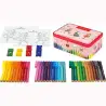(155534) FABER CASTELL 33 ROTULADORES CONNECTOR BAILARINA + ACCESORIOS C/SURTIDOS CAJA REGALO METÁLICA 45 PIEZAS
