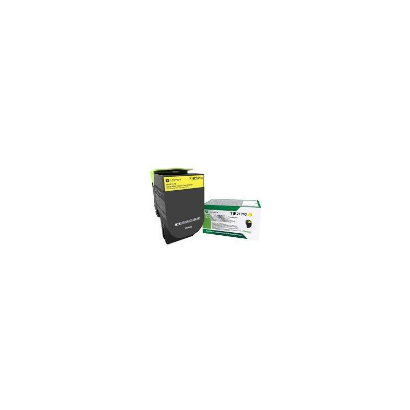 (71B2HY0) LEXMARK TONER AMARILLO CS/CX 417