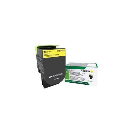 (71B2HY0) LEXMARK TONER AMARILLO CS/CX 417