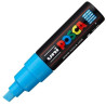 (300483000) POSCA MARCADOR  PC-8K NO PERMANENTE PUNTA BISELADA 8.0MM AZUL CLARO