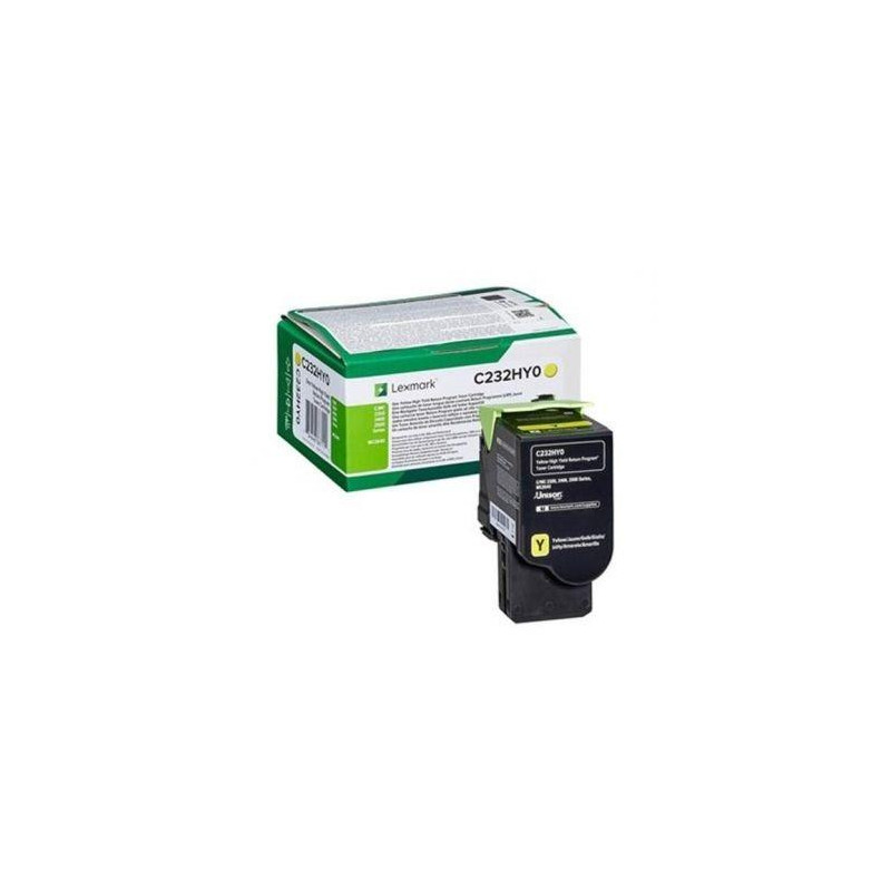 (C232HY0) LEXMARK TONER AMARILLO MC2325ADW